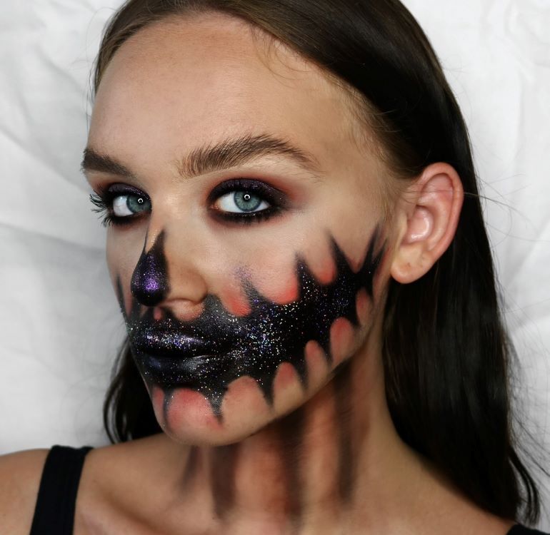 Couture Clown Halloween Makeup Look